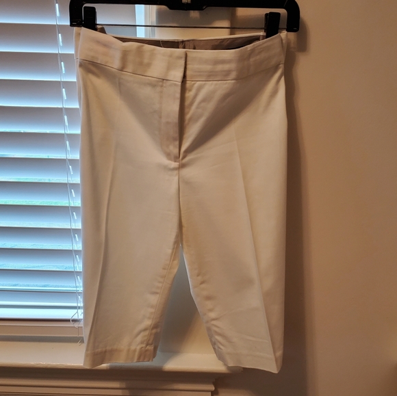 Classiques Entier Pants - Women's white dress Bermuda shorts size 10